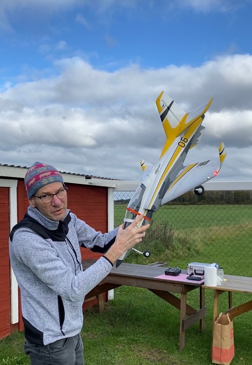 Örjan flög med sin Viper